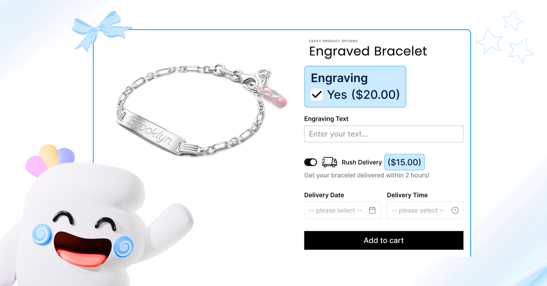 How to Add Custom-Priced Engraving to Shopify Jewelry Products