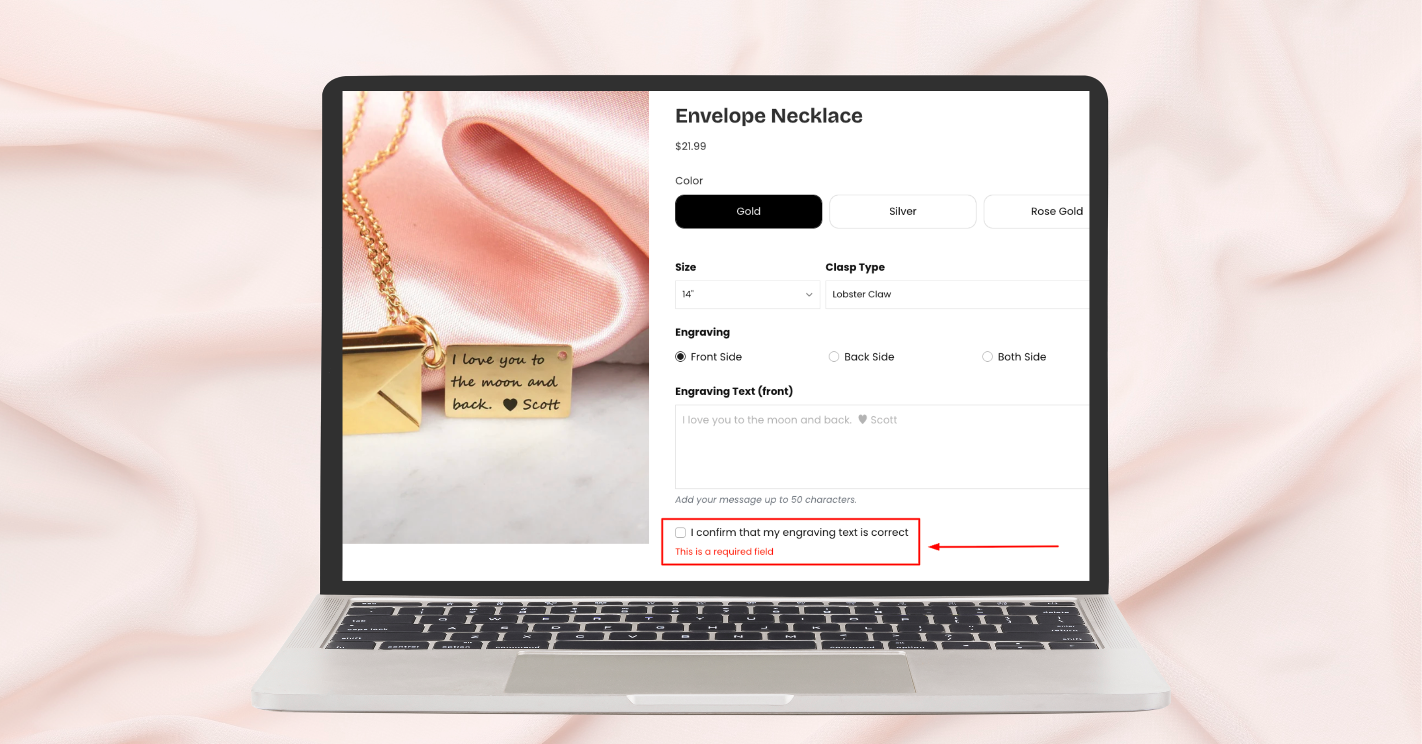 How to Make a Custom Field Required Before Adding to Cart in Shopify
