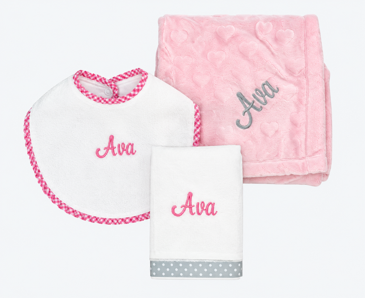 Bib & Burp Set