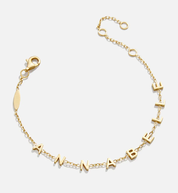 Letter Name Bracelet