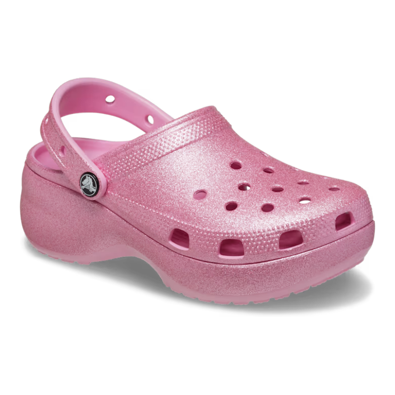 Classic Platform Glitter Crocs