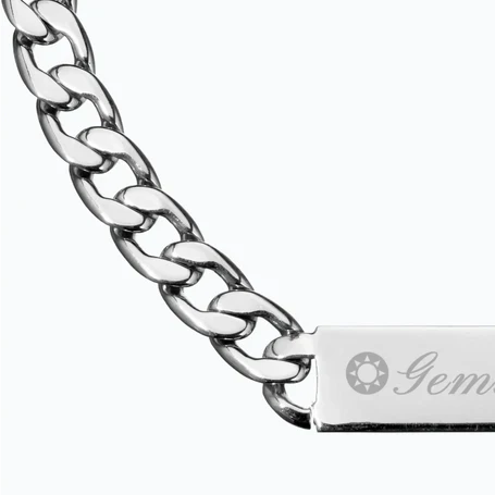 Engravable Silver Bracelet