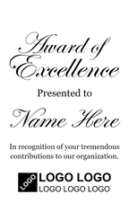 Excellence with Logo