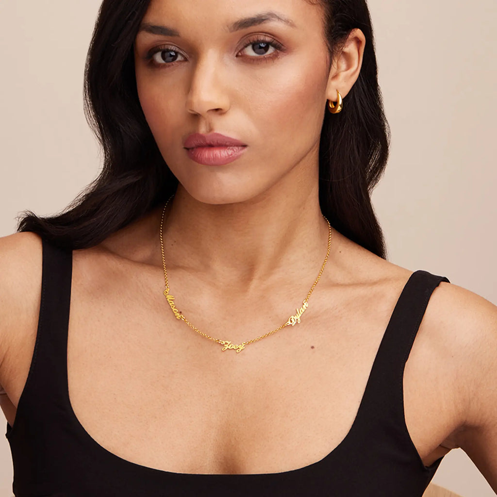 Multiple Name Necklace
