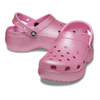 Classic Platform Glitter Crocs