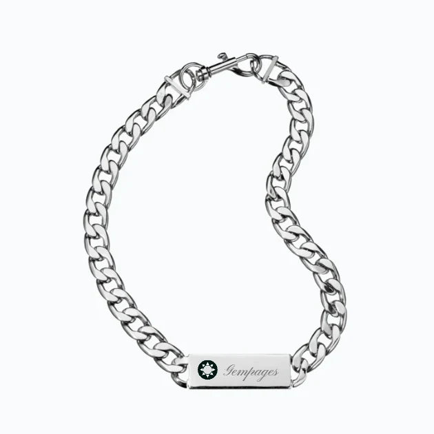Engravable Silver Bracelet