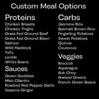 12 Custom Meals