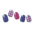 Gingham Check With Purple