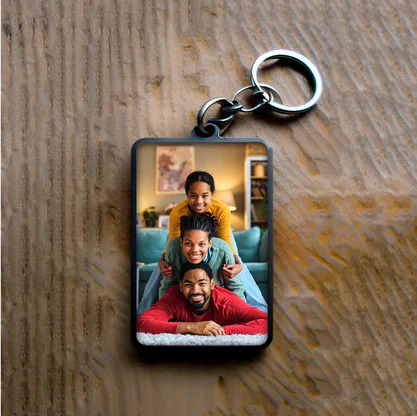 Custom Engraved Photo Film Keychain KC54