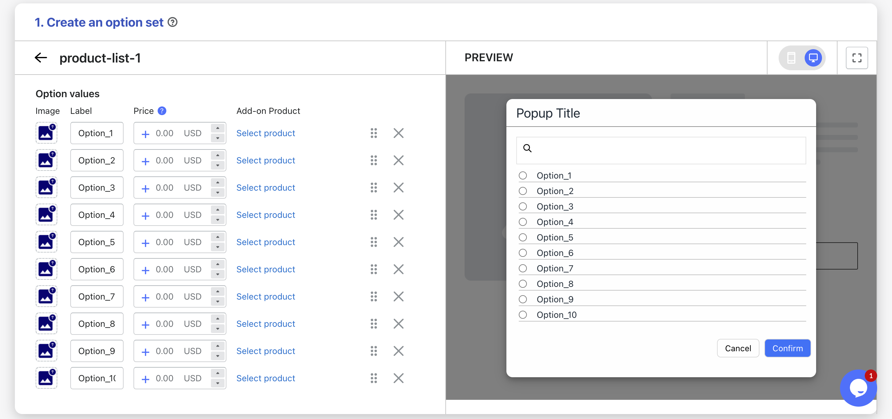 Product List