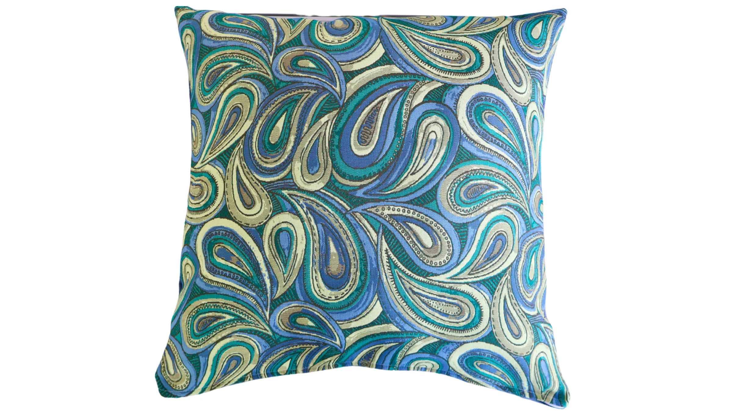 Indoor/Outdoor Pillow ~ Boteh Caribbean Sunbrella