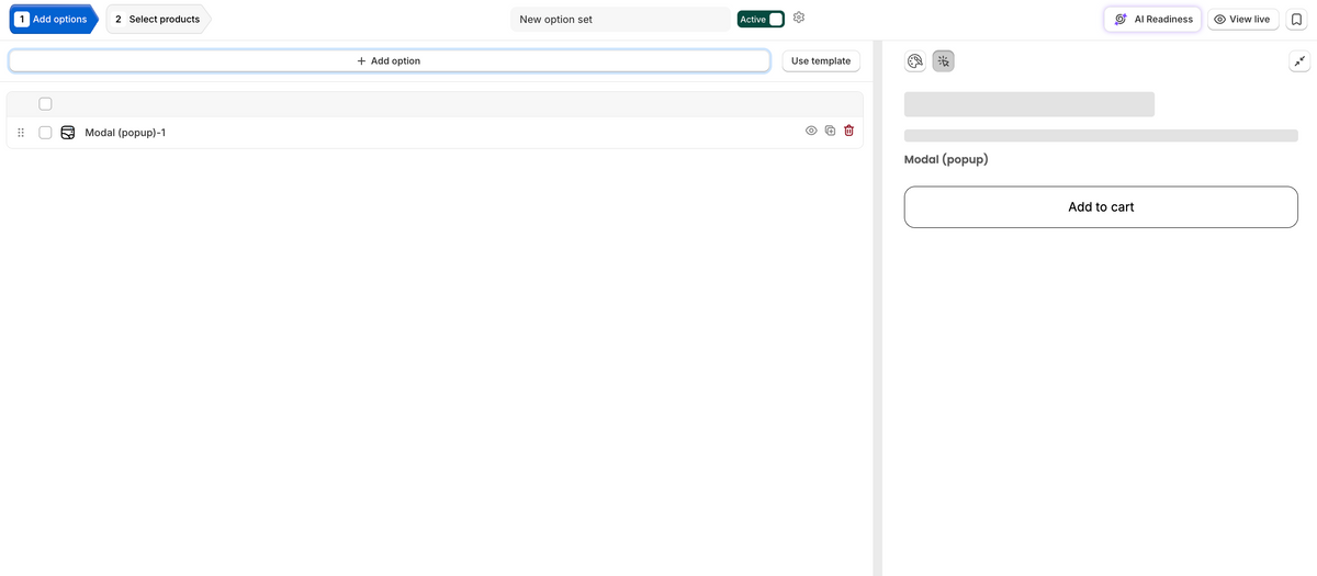 Modal Popup