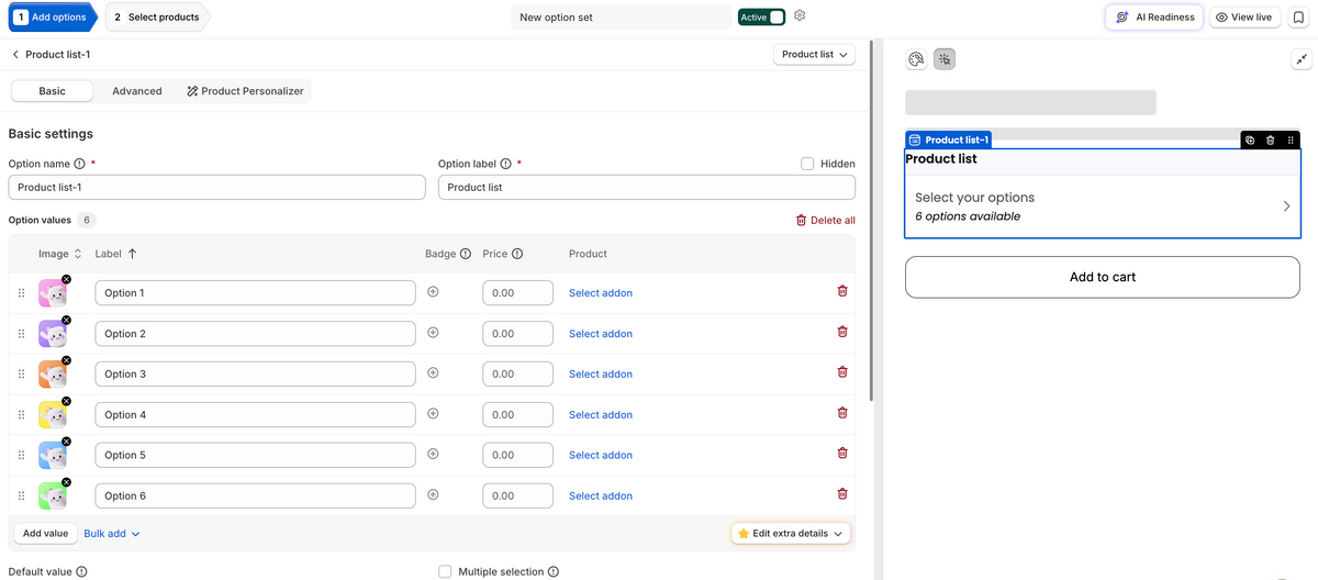 Product List