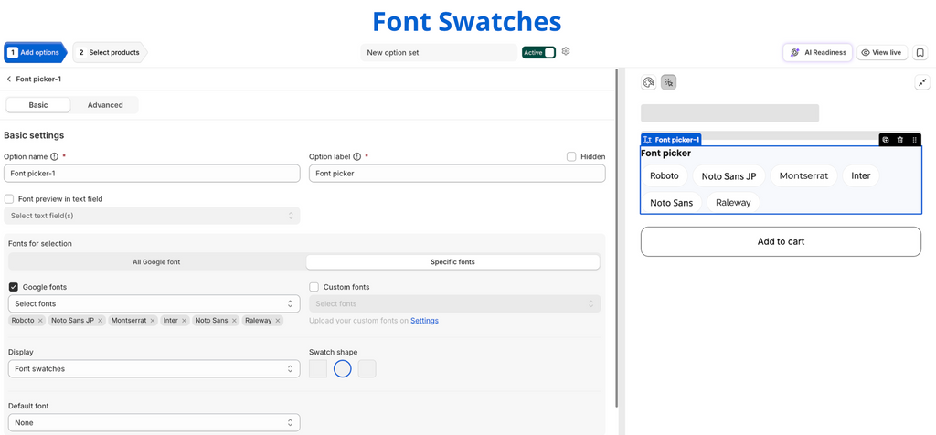 Font Picker