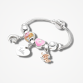 Engraved Charm Bracelet