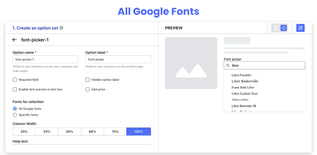 Font Picker