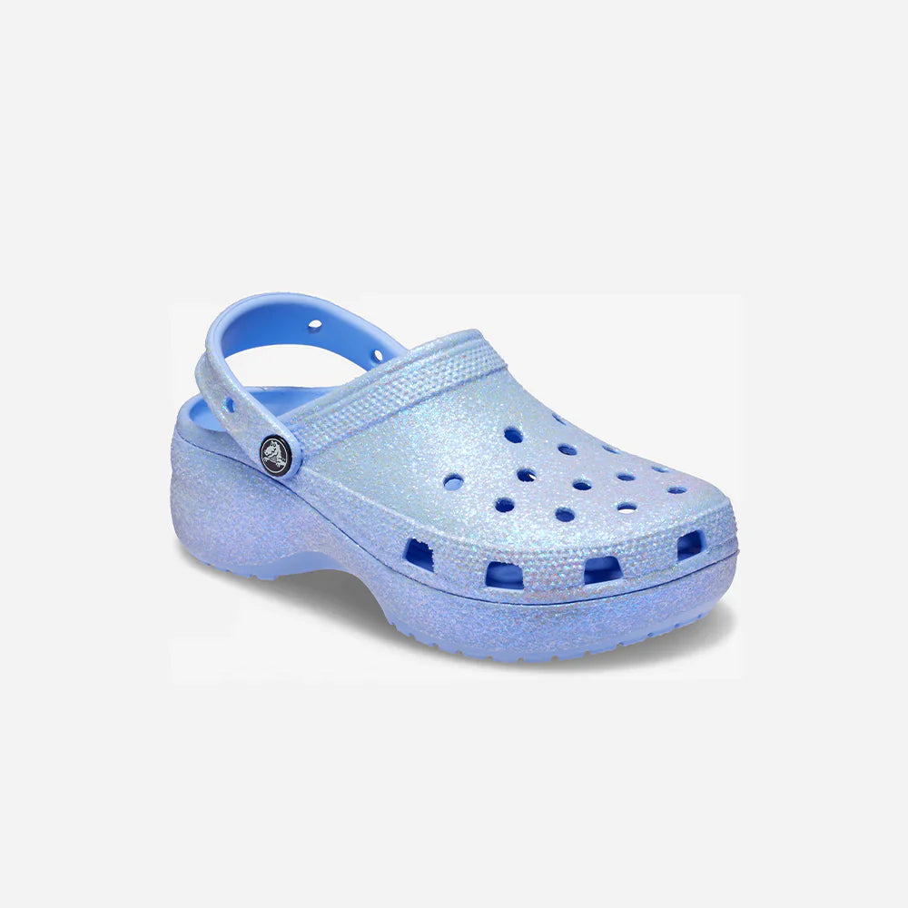Classic Platform Glitter Crocs