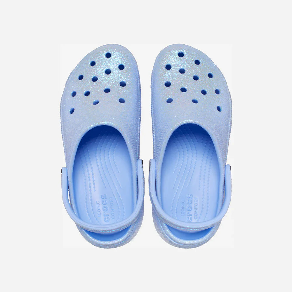 Classic Platform Glitter Crocs