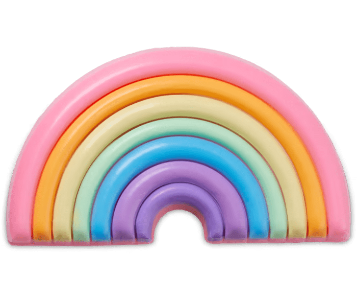 Puffy Rainbow Pool Float