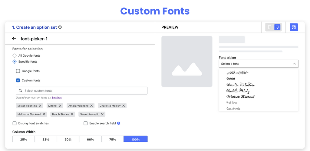 Font Picker