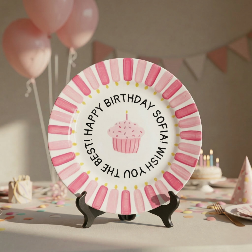 Ceramic Birthday Plate