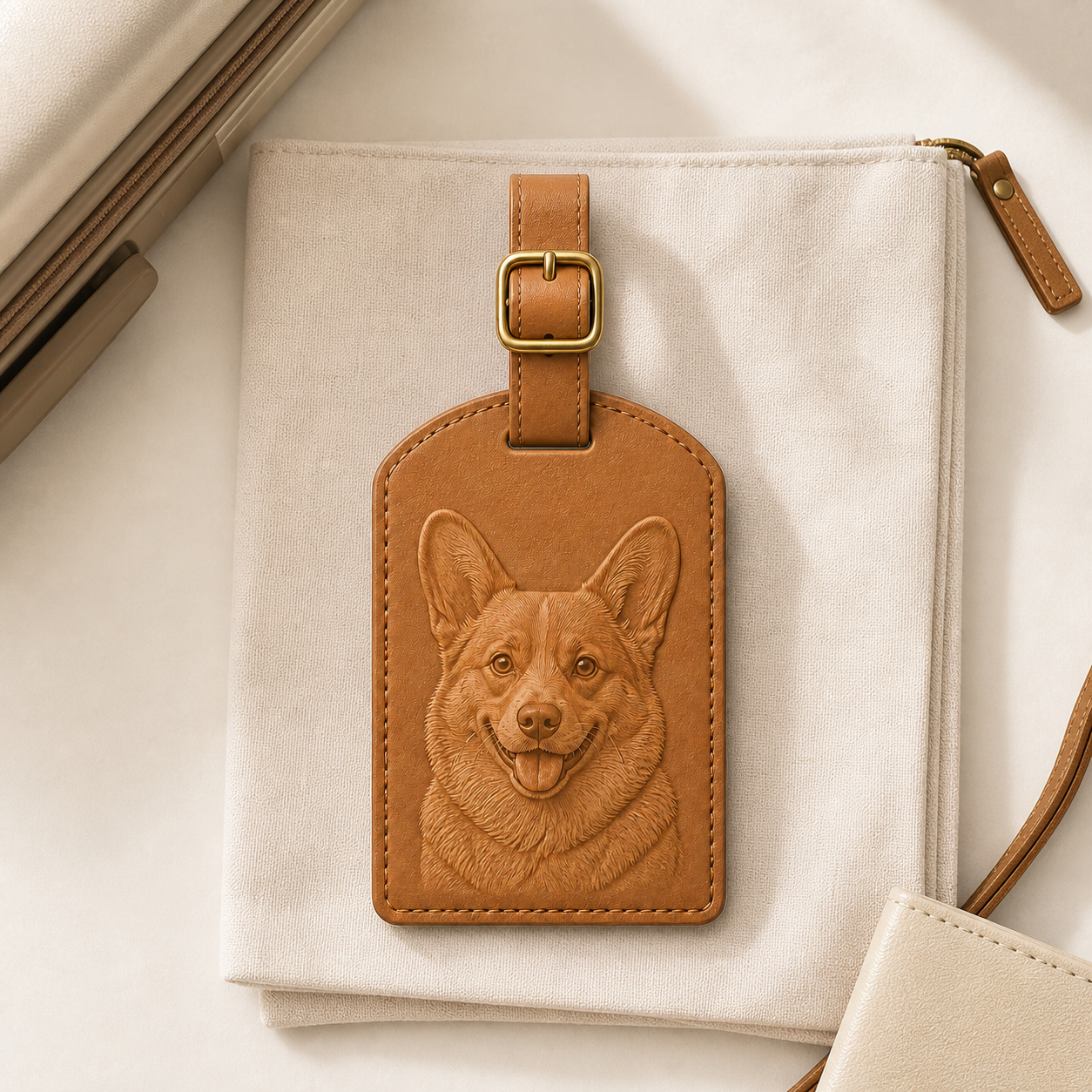 Custom Luggage Tag (Embossed Effect)