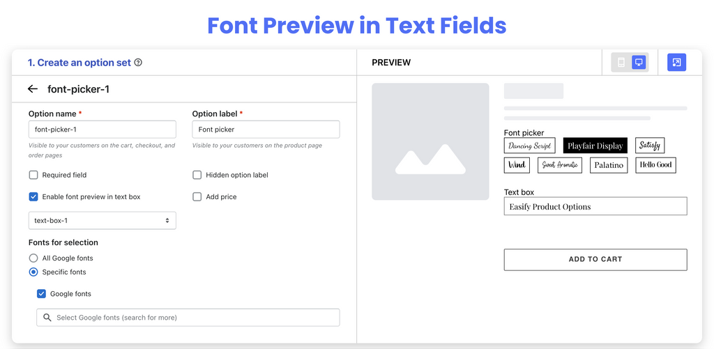 Font Picker