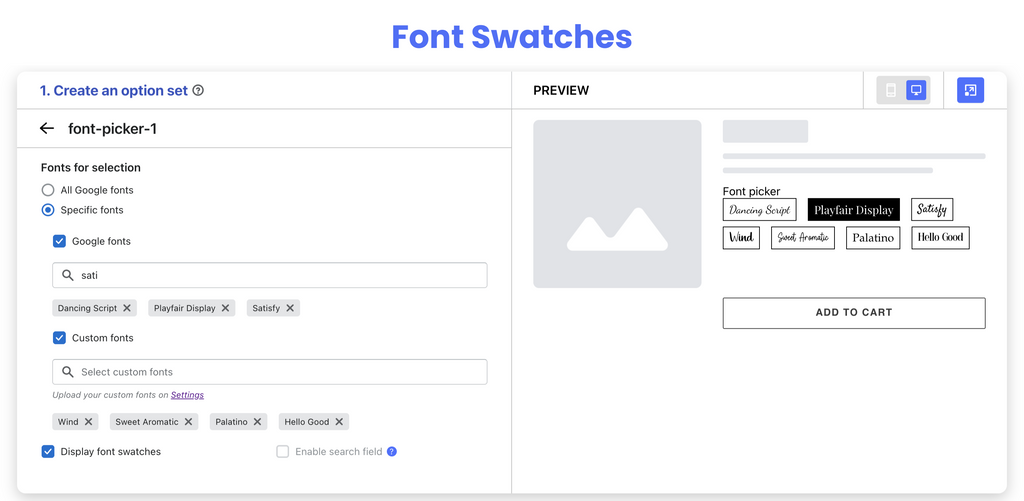 Font Picker