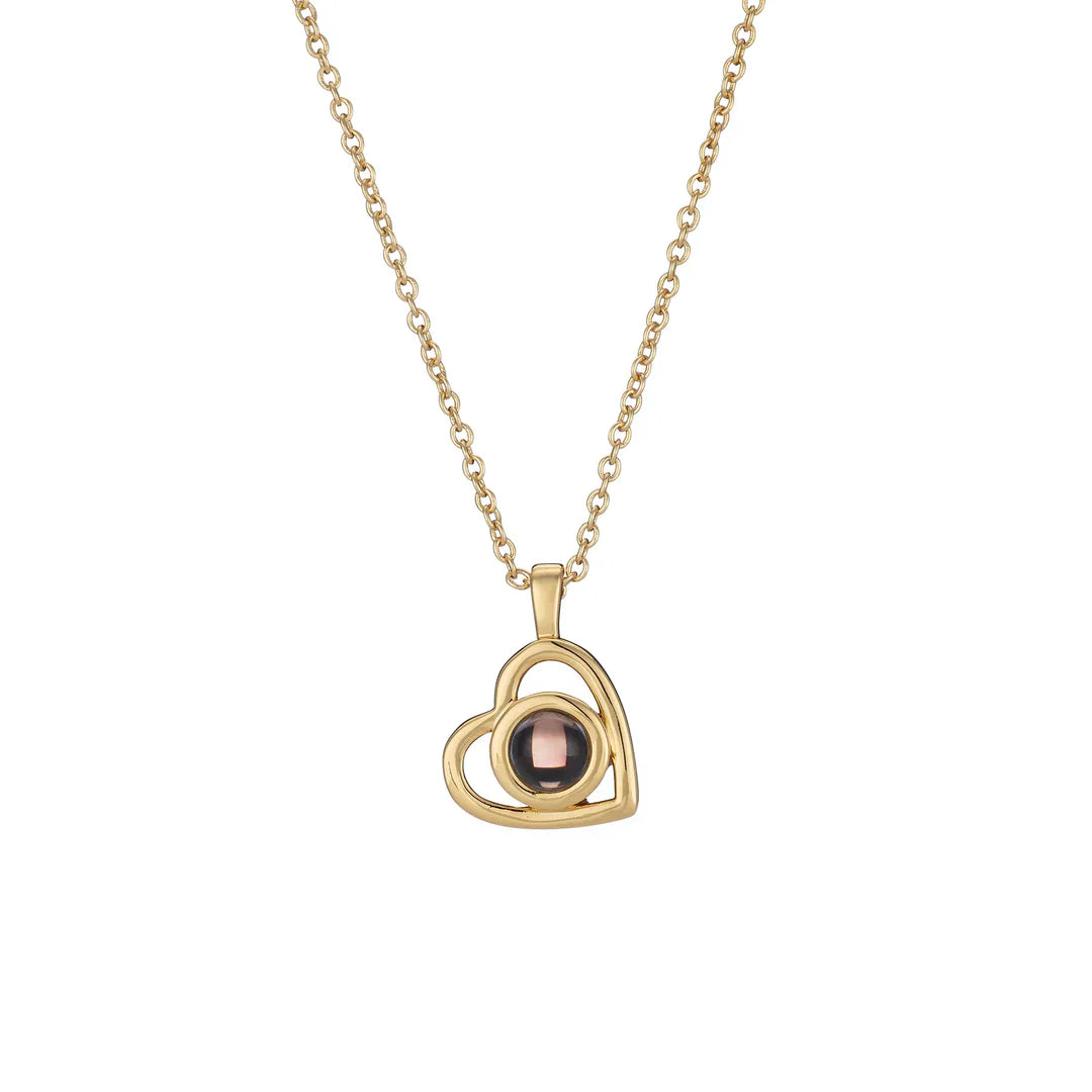 Heart Photo Necklace