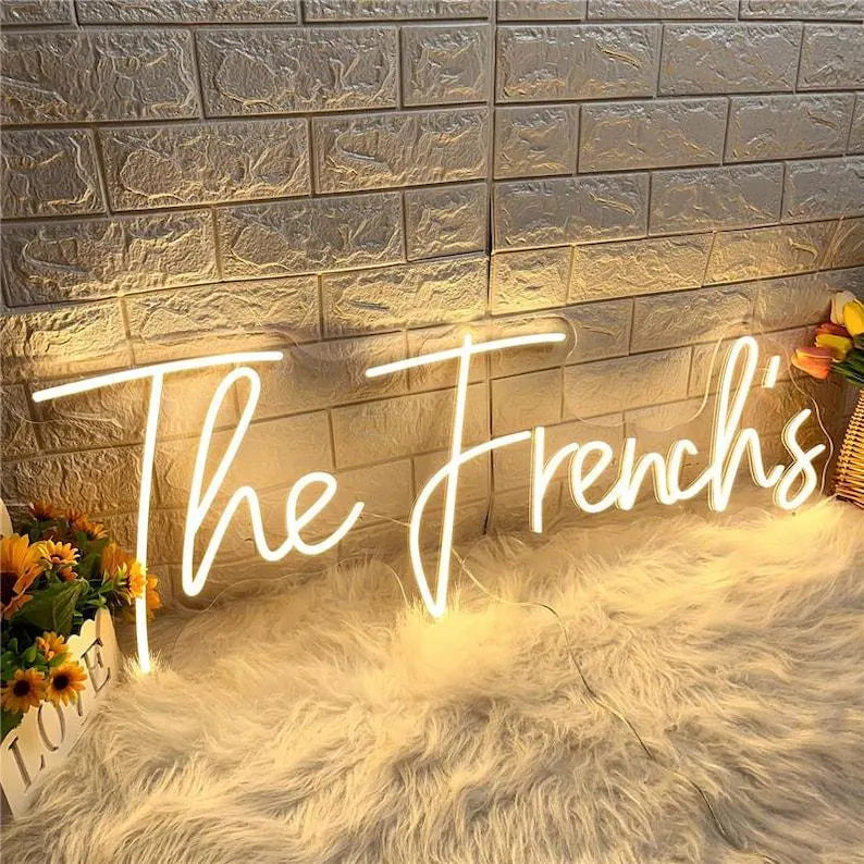 Custom Neon Sign with Neon Effect