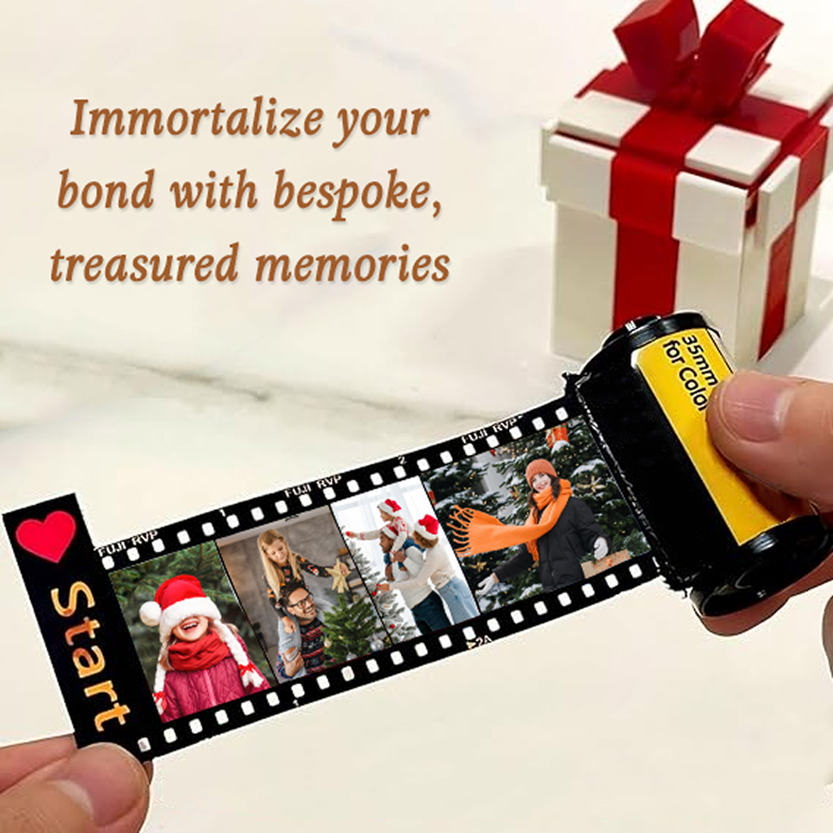 Custom Photo Roll Keychain