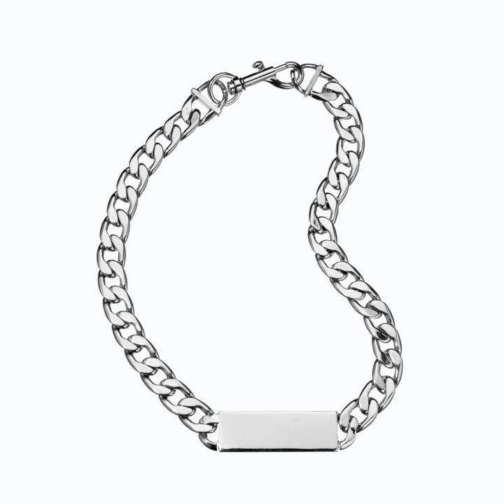 Engravable Silver Bracelet