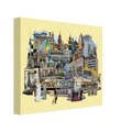 Berlin Collage - Leinwand - Zitronenhauch