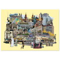 Berlin Collage - Poster - Zitronenhauch