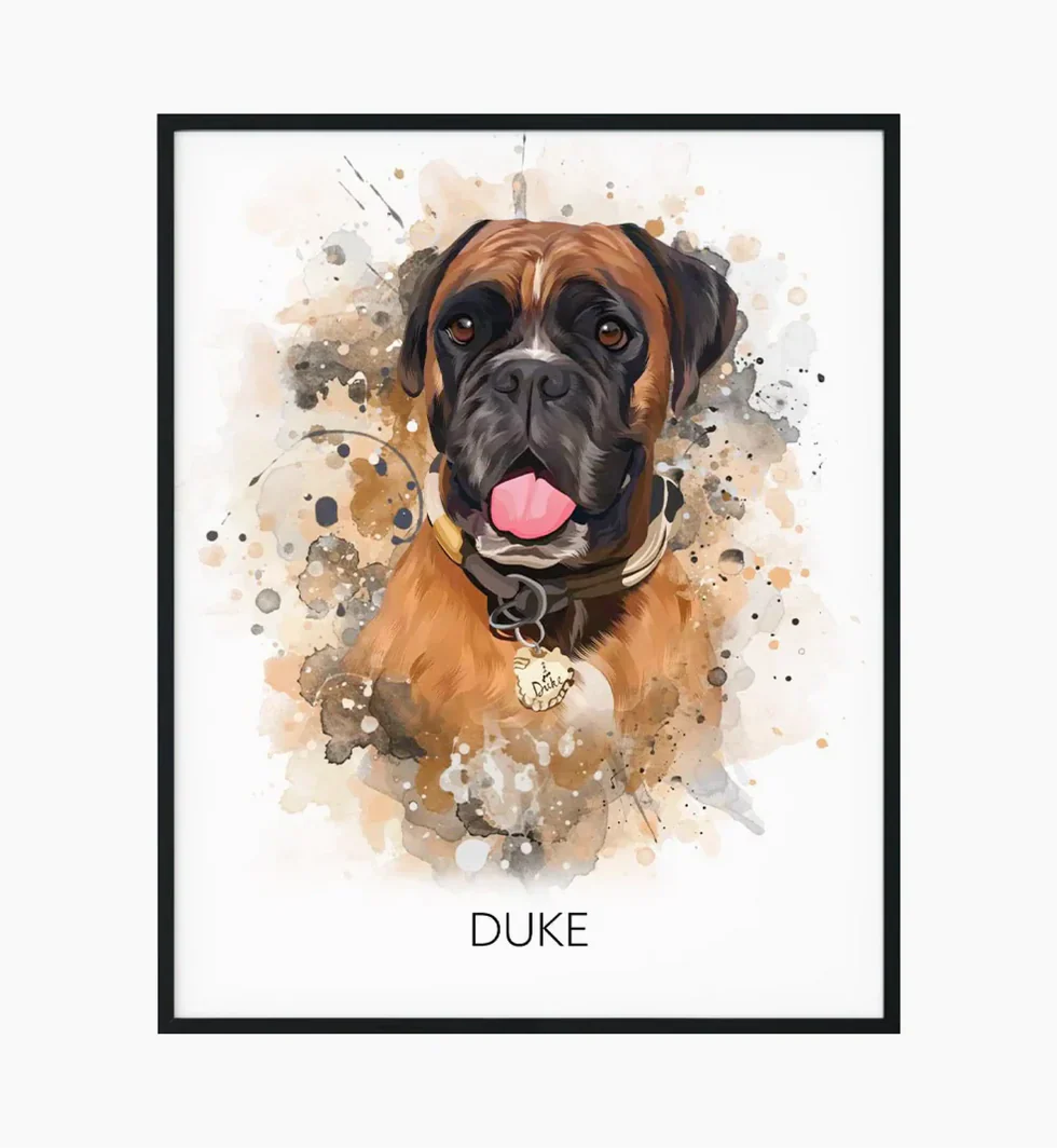 Modern Pet Portrait