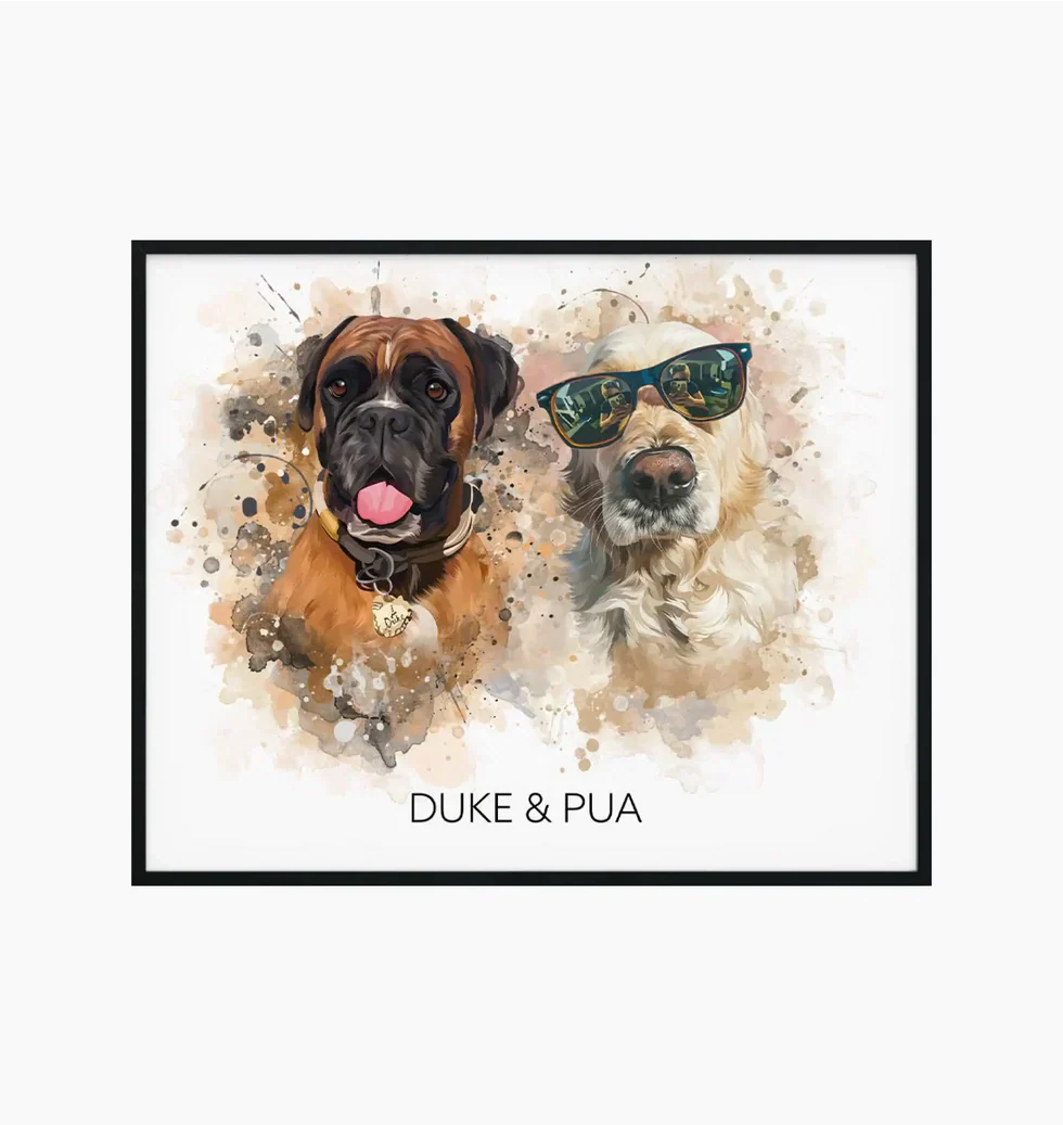 Modern Pet Portrait