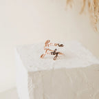 Double Name Ring