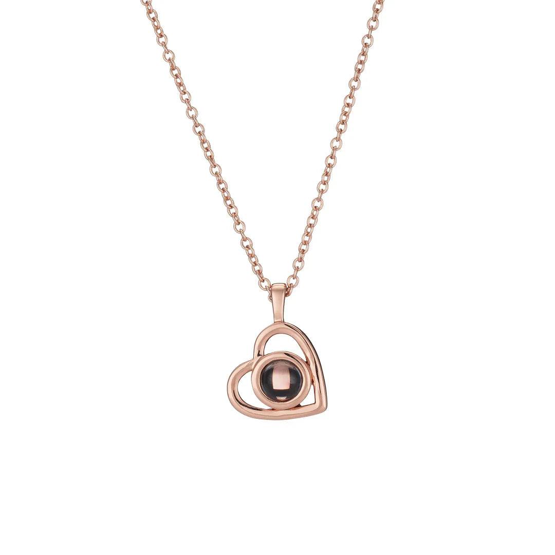 Heart Photo Necklace