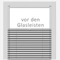 vor den Glasleisten (mit Distanzkappen)